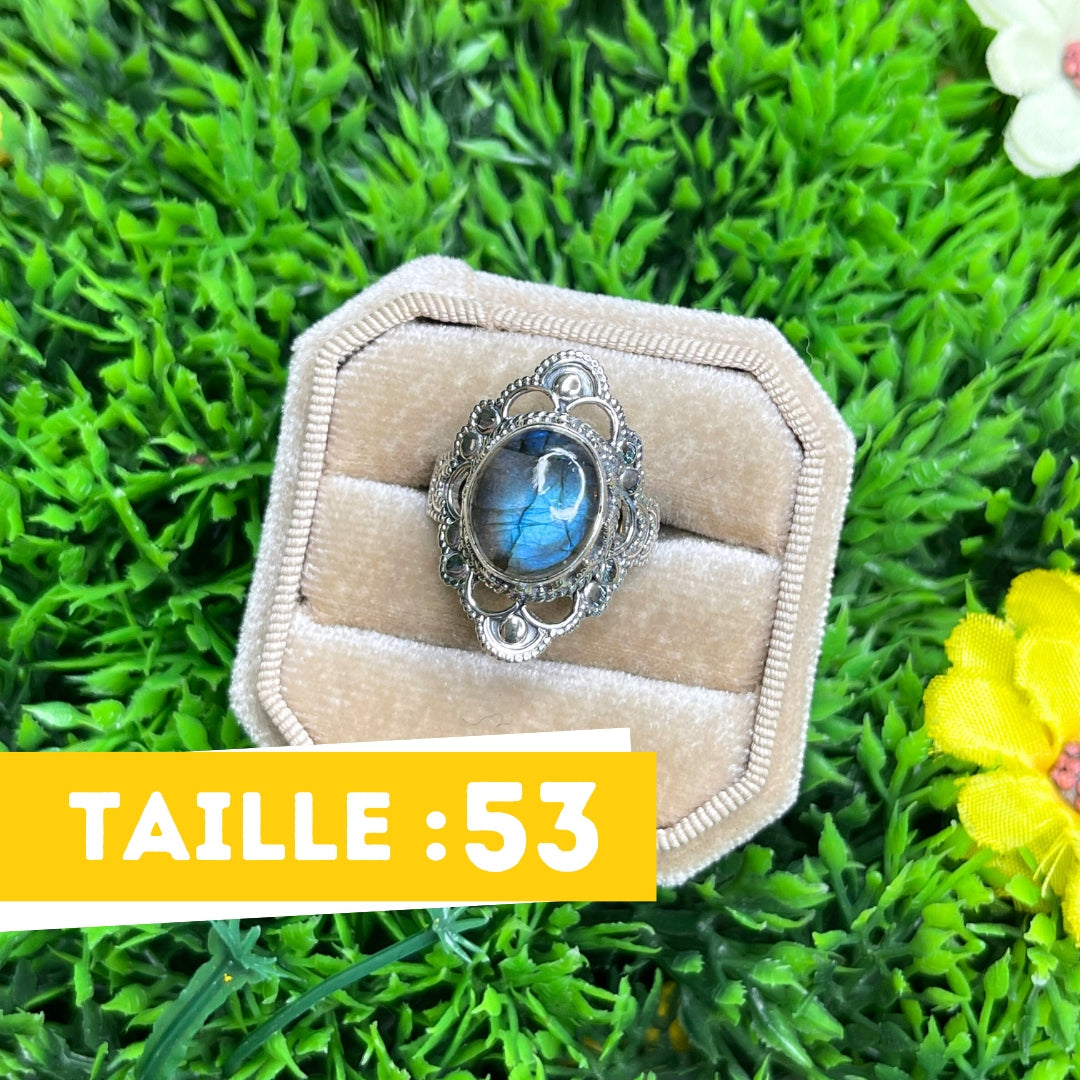 Bague Labradorite Bluefire Argent 925 #21