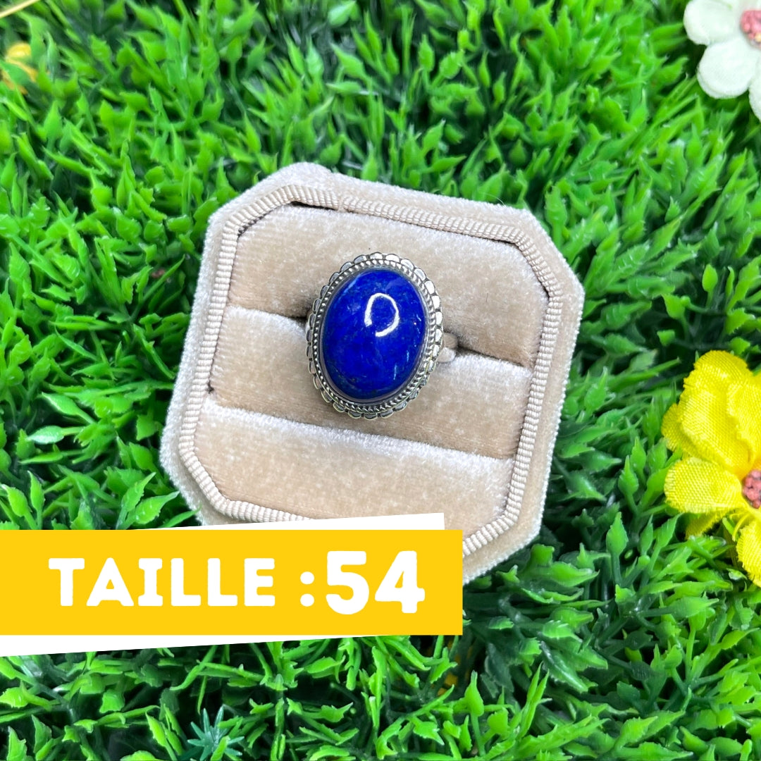 Bague Argent Lapis Lazuli #62