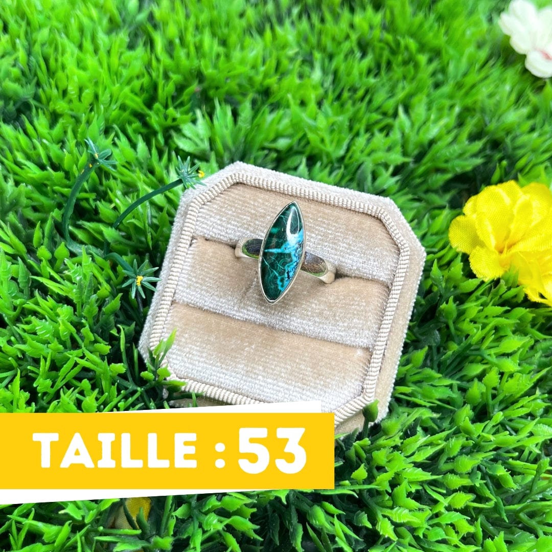 Bague Malachite Chrysocolle #29