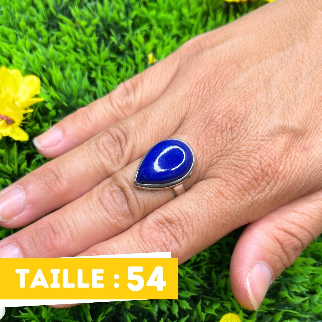 Bague Argent Lapis Lazuli #4