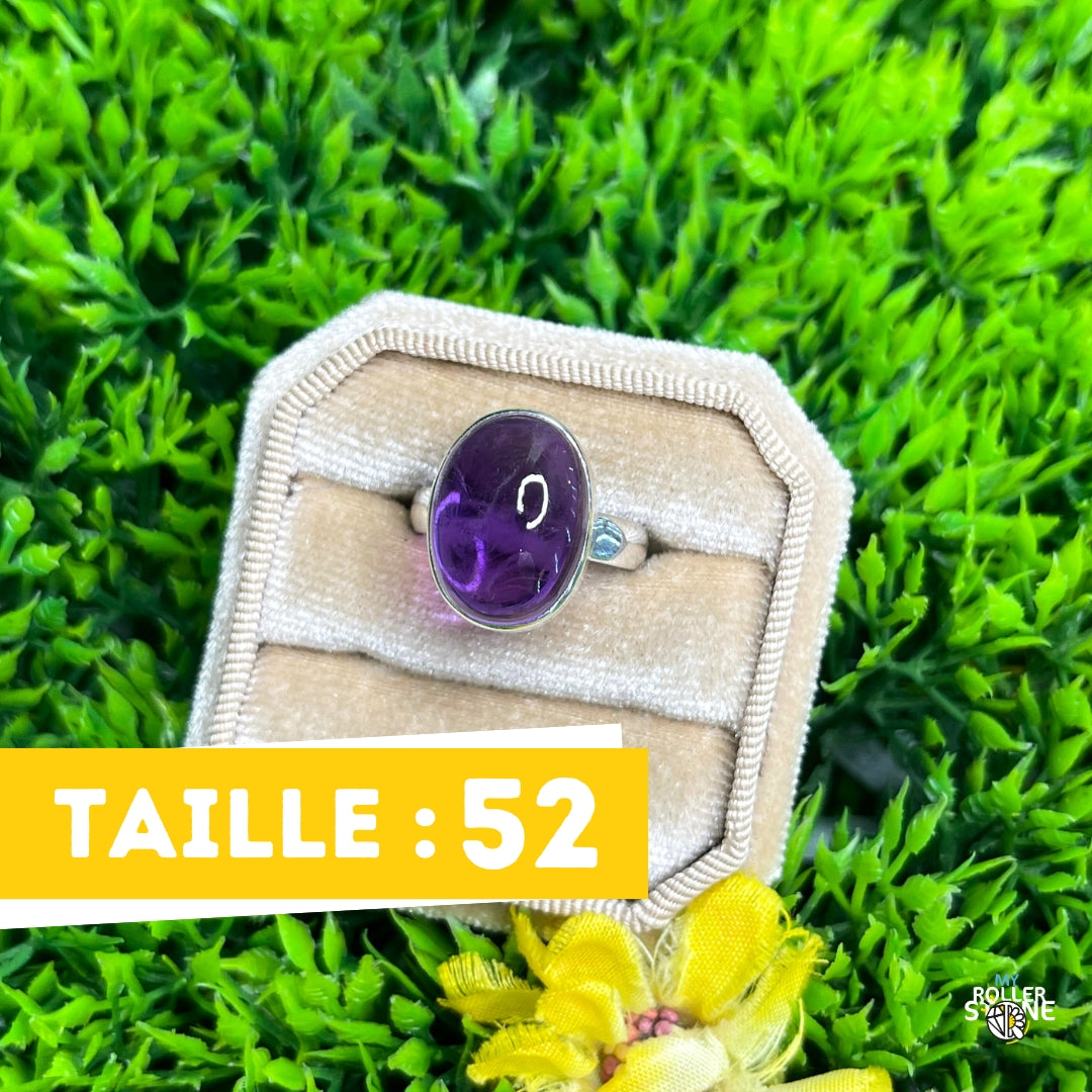 Bague Argent 925 Améthyste #95