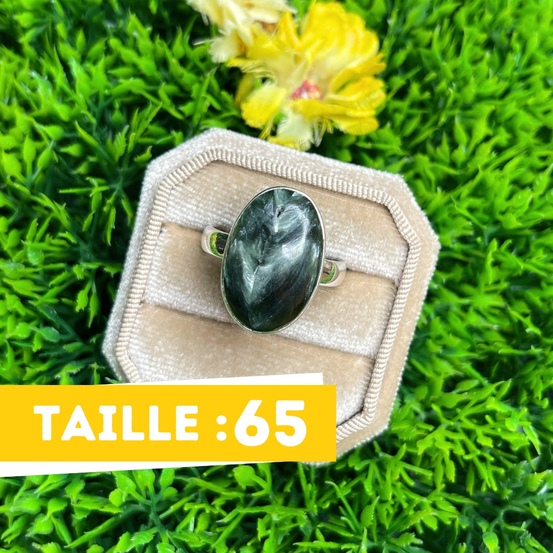 Bague Séraphinite #11