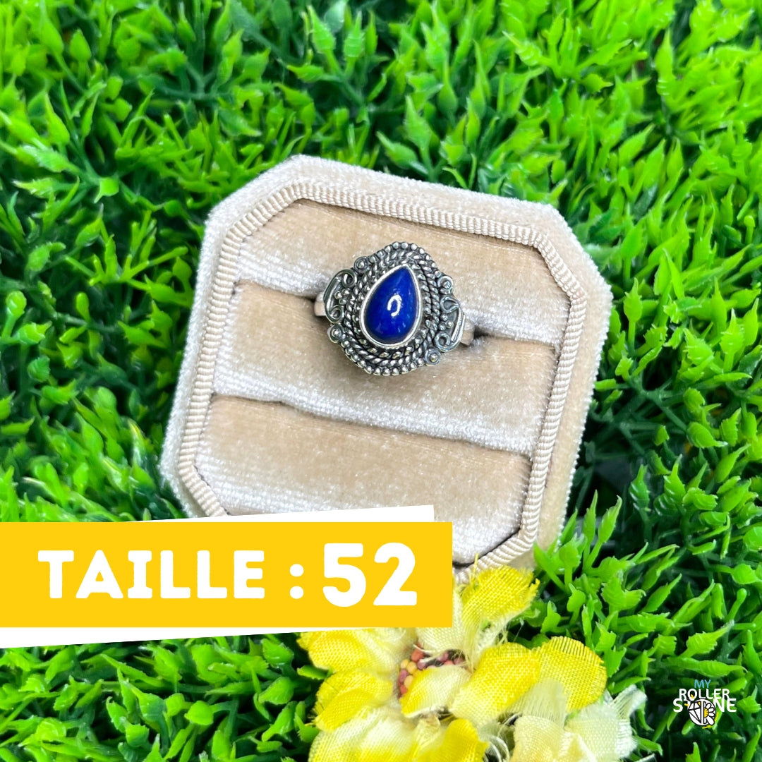 Bague Argent 925 Lapis Lazuli #186