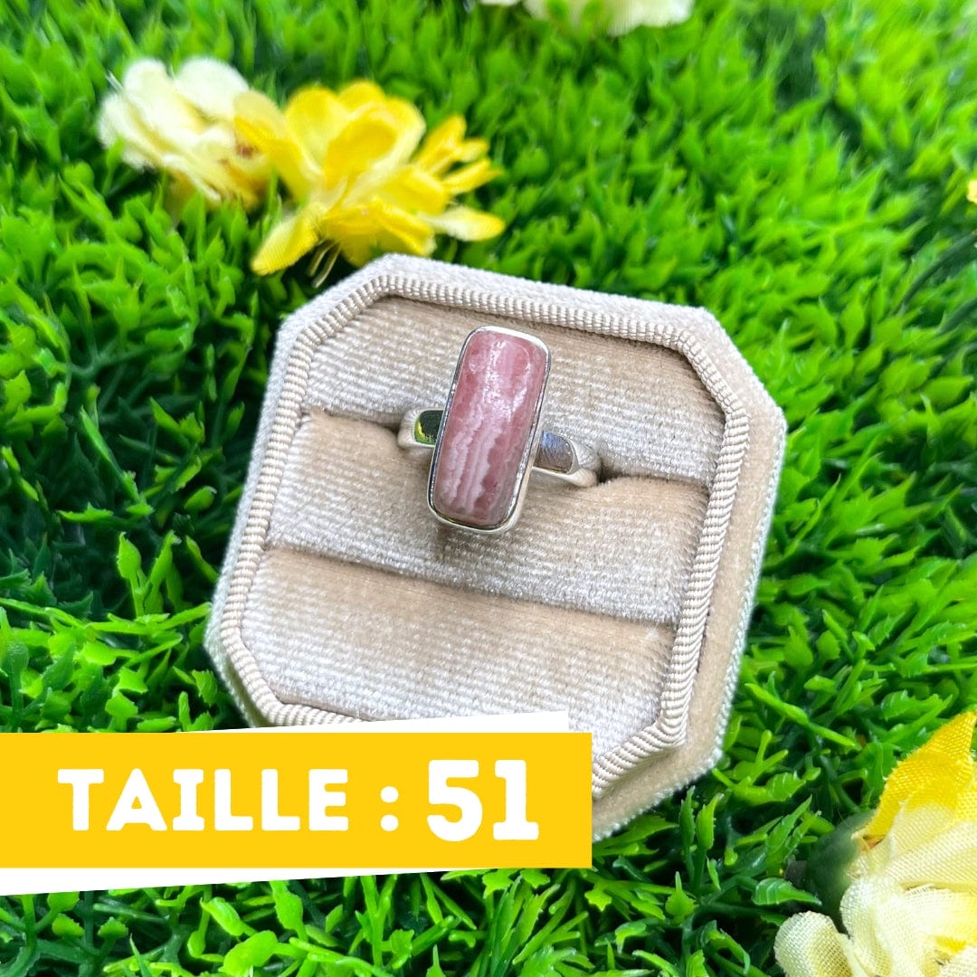 Bague Argent Rhodochrosite #6