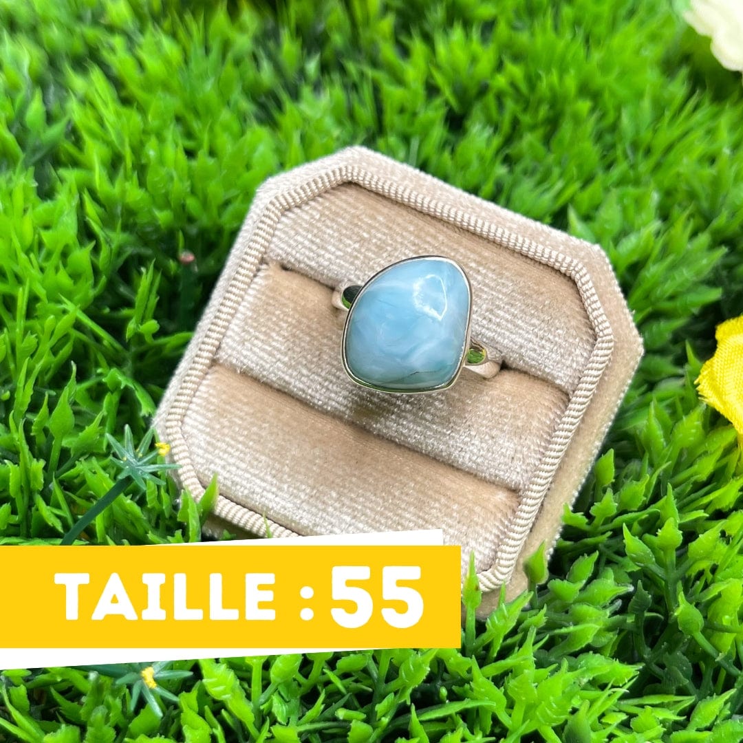 Bague Argent Larimar #22