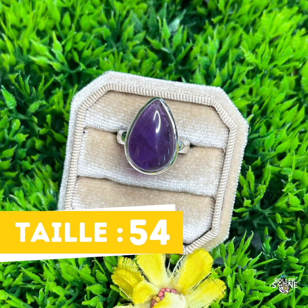 Bague Argent 925 Améthyste #99