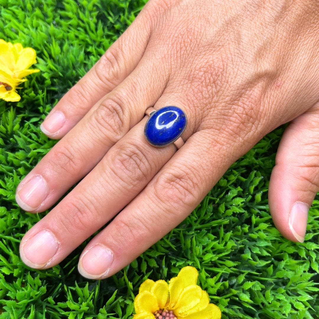 Bague Argent Lapis Lazuli #5