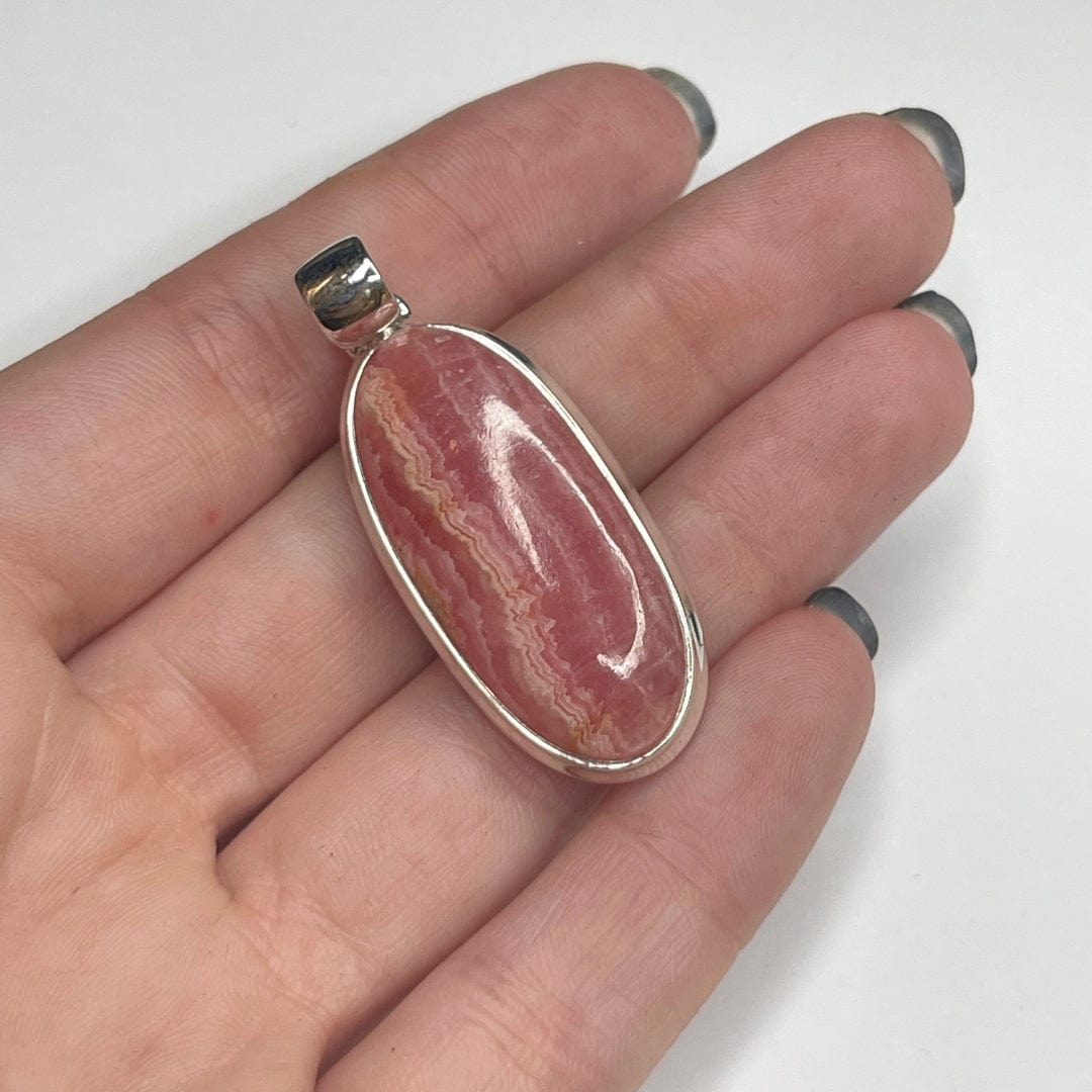 Pendentif Argent Rhodochrosite #8