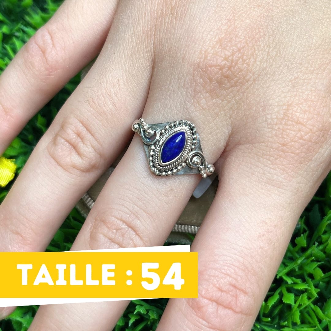 Bague Argent 925 Lapis Lazuli #18