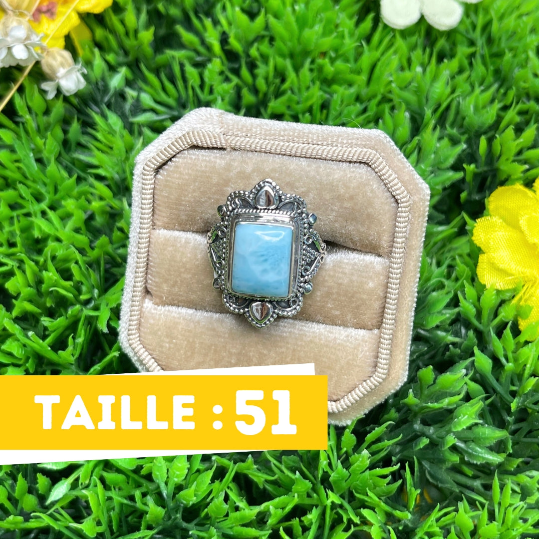 Bague Argent 925 Larimar #24