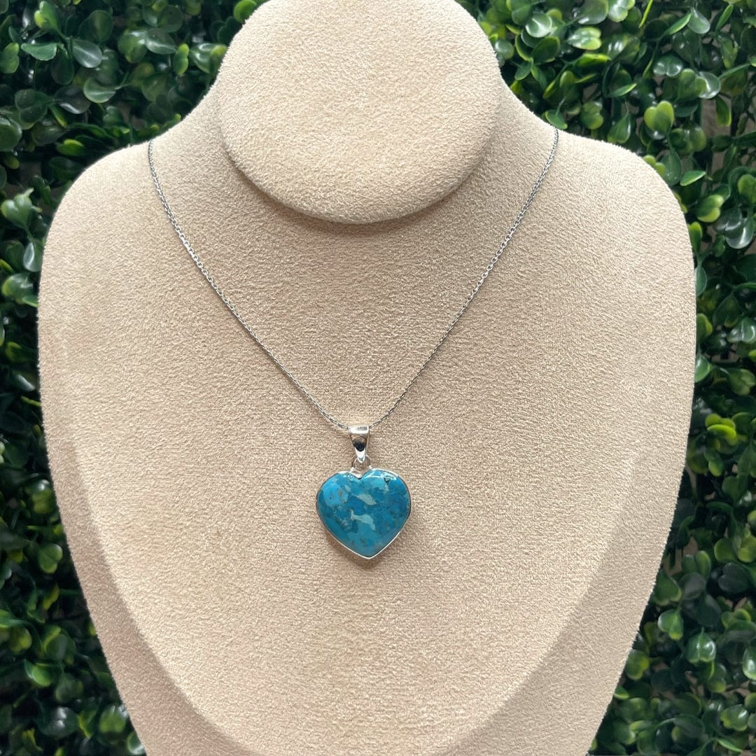 Pendentif Argent 925 Turquoise Mohave #28