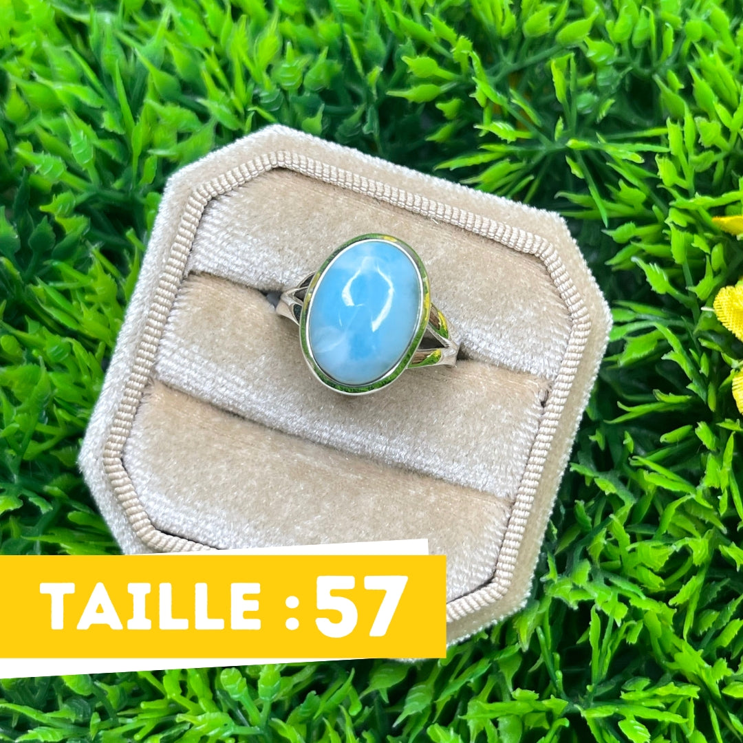 Bague Argent Larimar #113