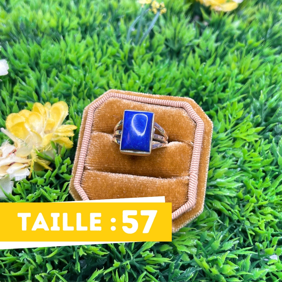 Bague Argent Lapis Lazuli #49