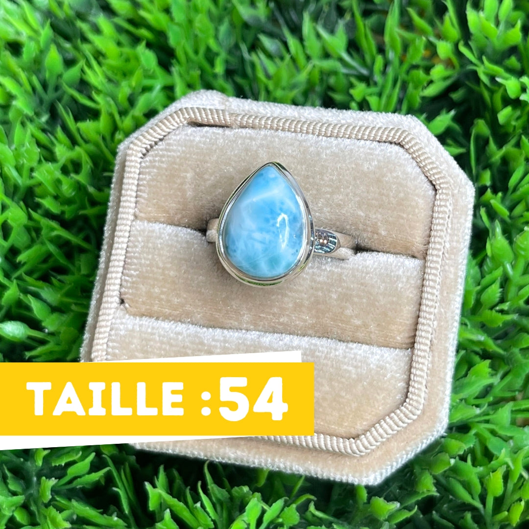 Bague Argent 925 Larimar #127