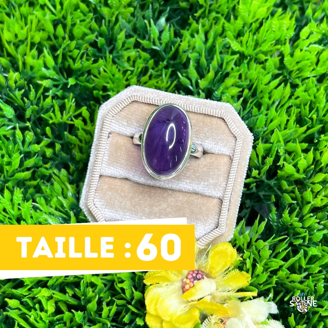 Bague Argent 925 Améthyste #85