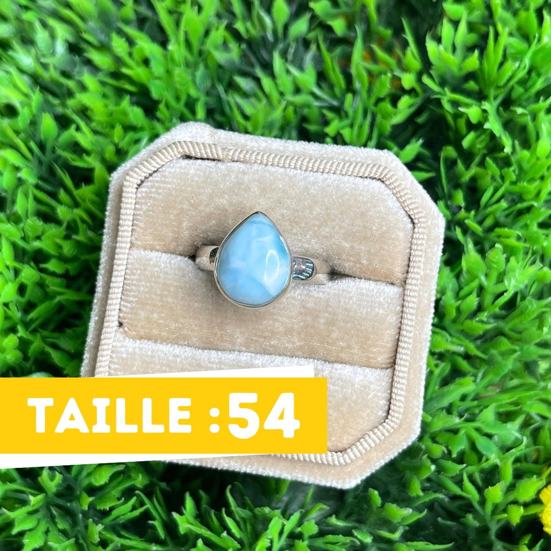 Bague Argent 925 Larimar #134