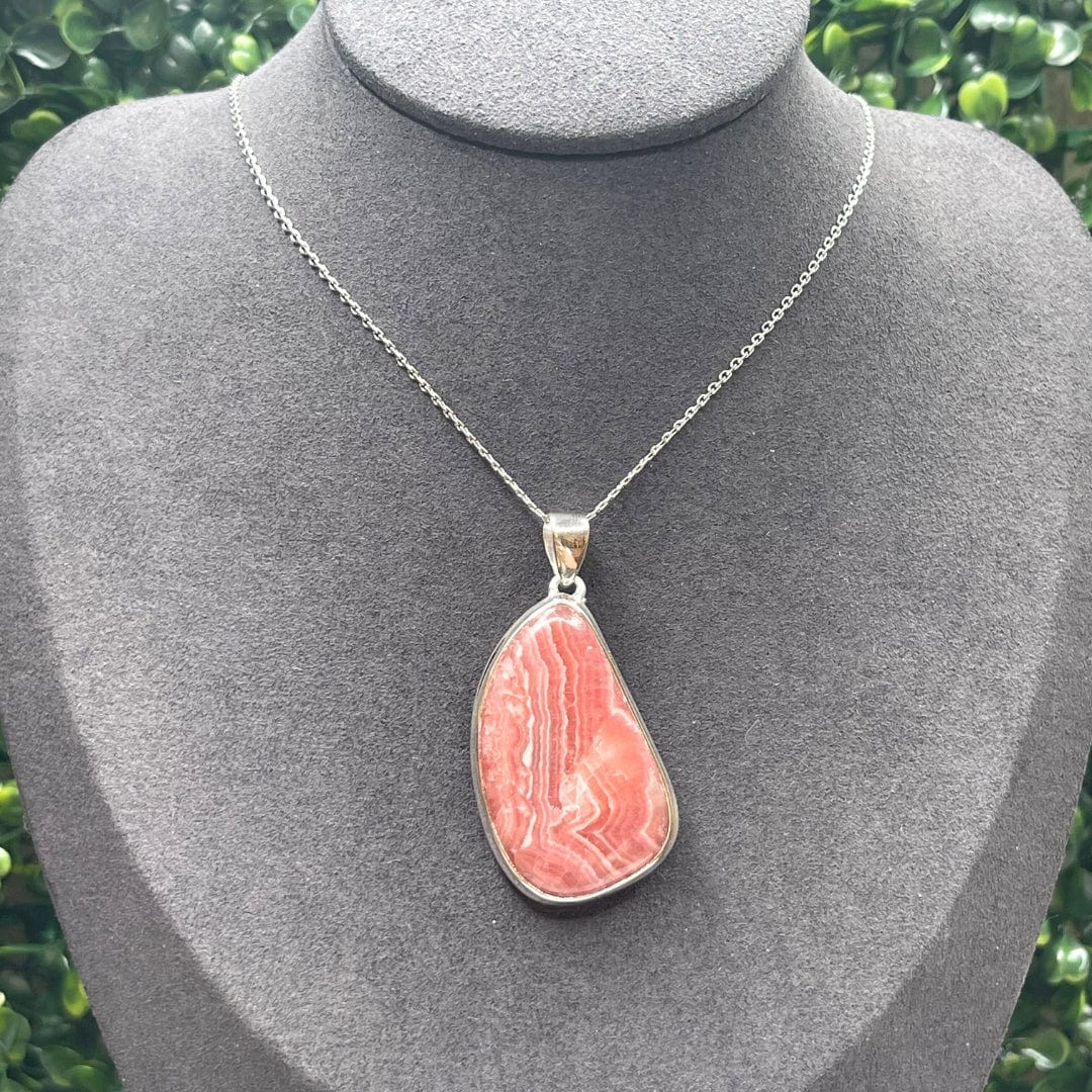 Pendentif Argent Rhodochrosite #9