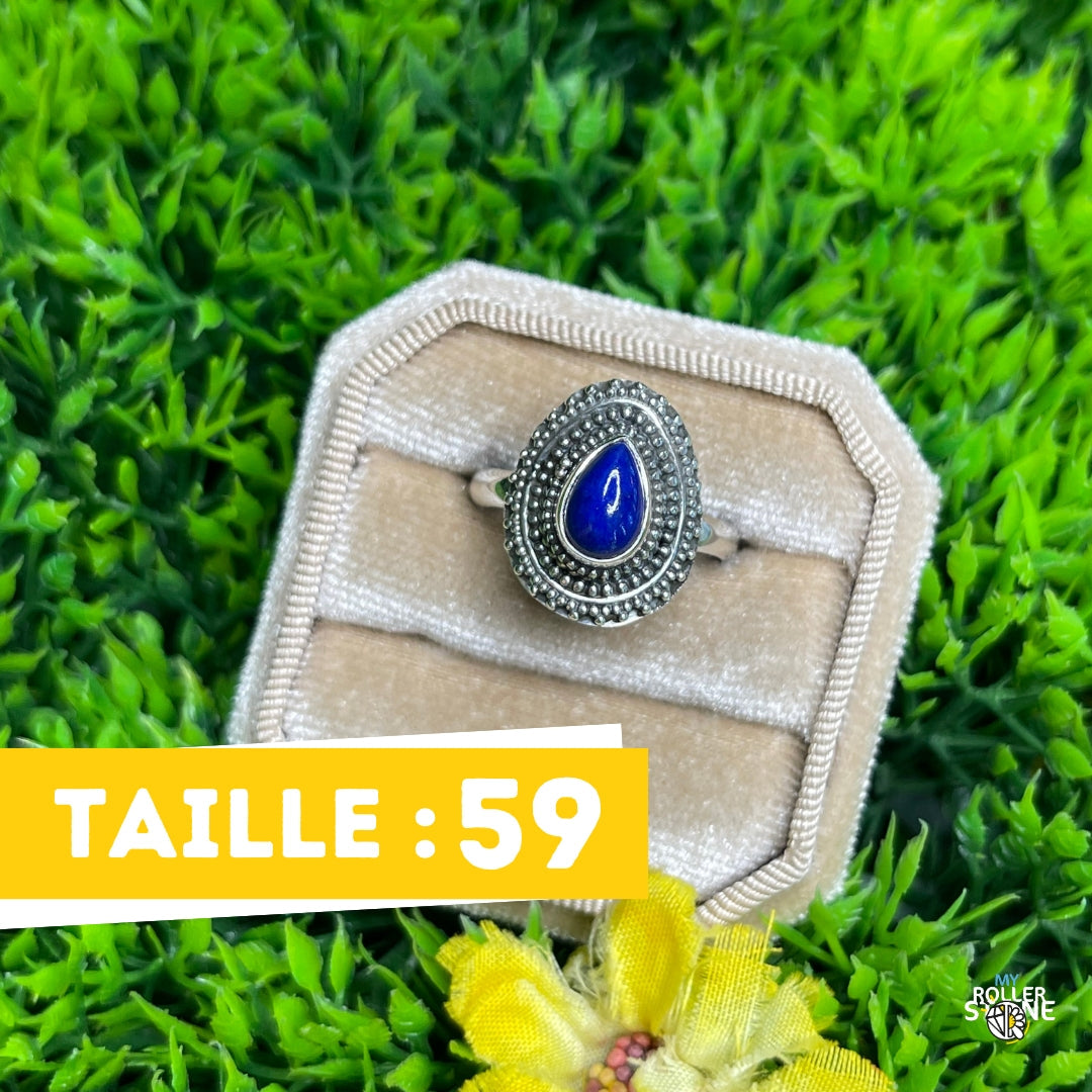 Bague Argent 925 Lapis Lazuli #219