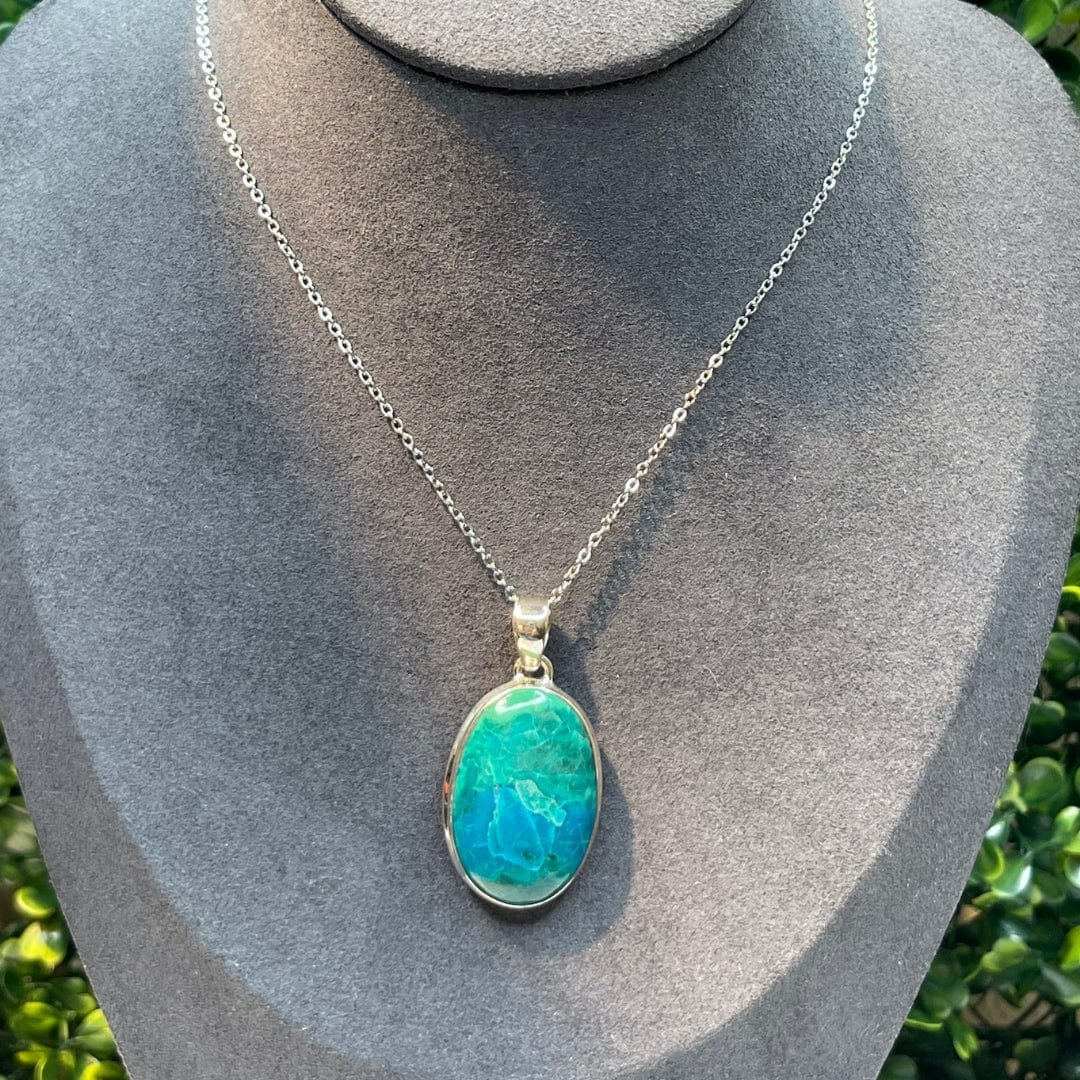 Pendentif Chrysocolle Pérou #2