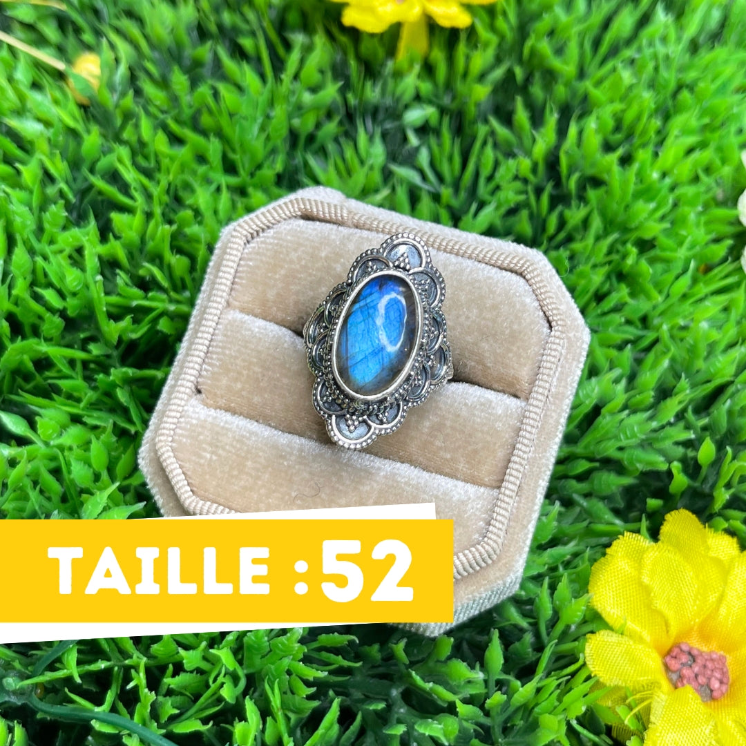 Bague Labradorite Bluefire Argent 925 #15