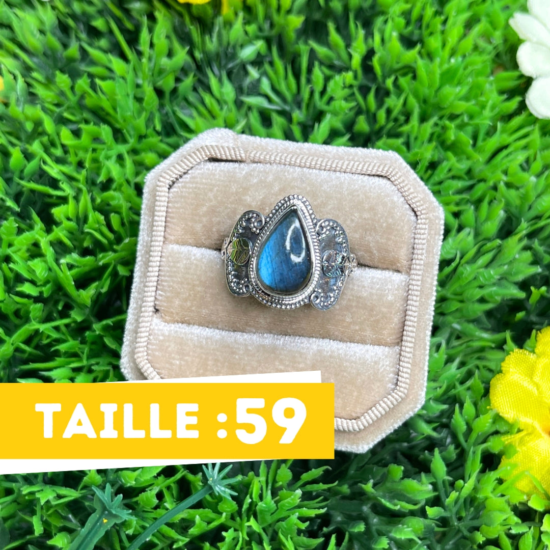 Bague Labradorite Bluefire Argent 925 #17