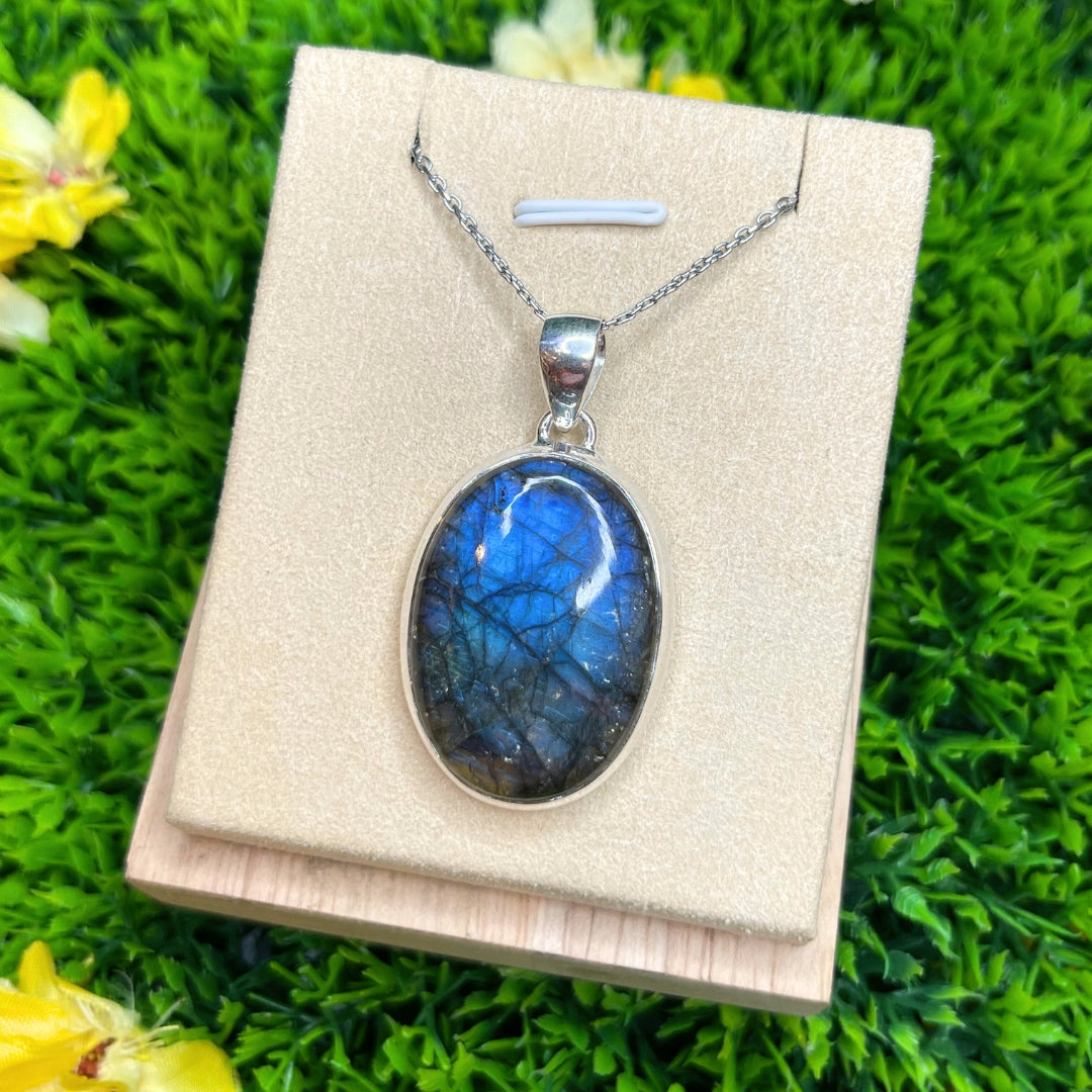 Pendentif Labradorite Blue Fire #1