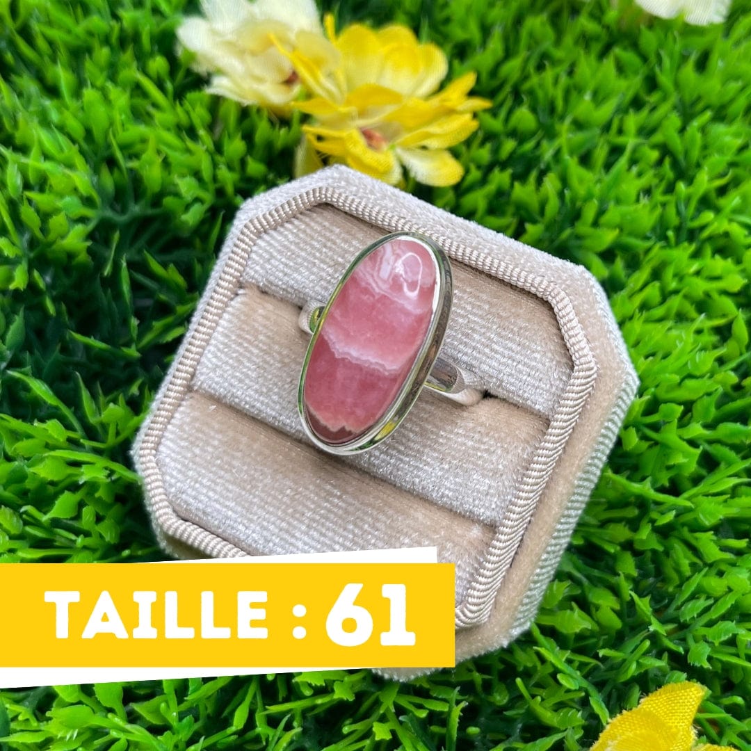 Bague Argent Rhodochrosite #31