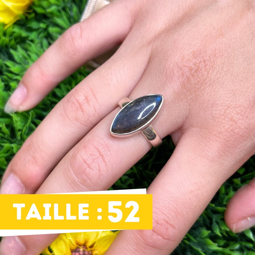 Bague Argent 925 Labradorite Bluefire #31