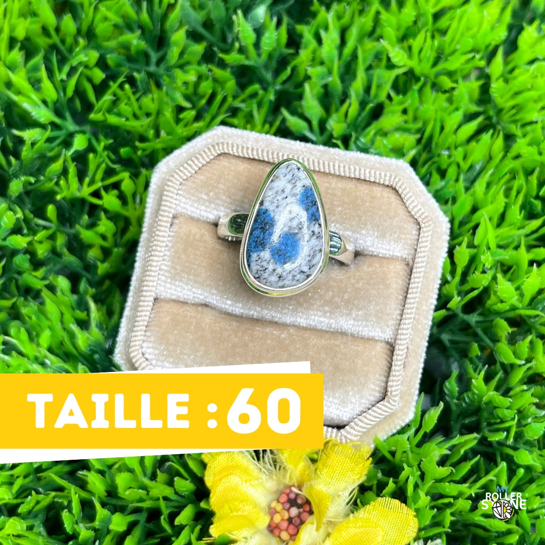 Bague Argent 925 Jaspe K2 #5