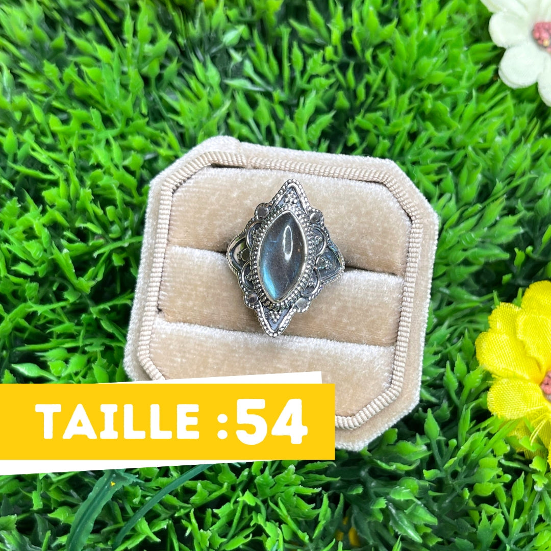 Bague Labradorite Bluefire Argent 925 #34