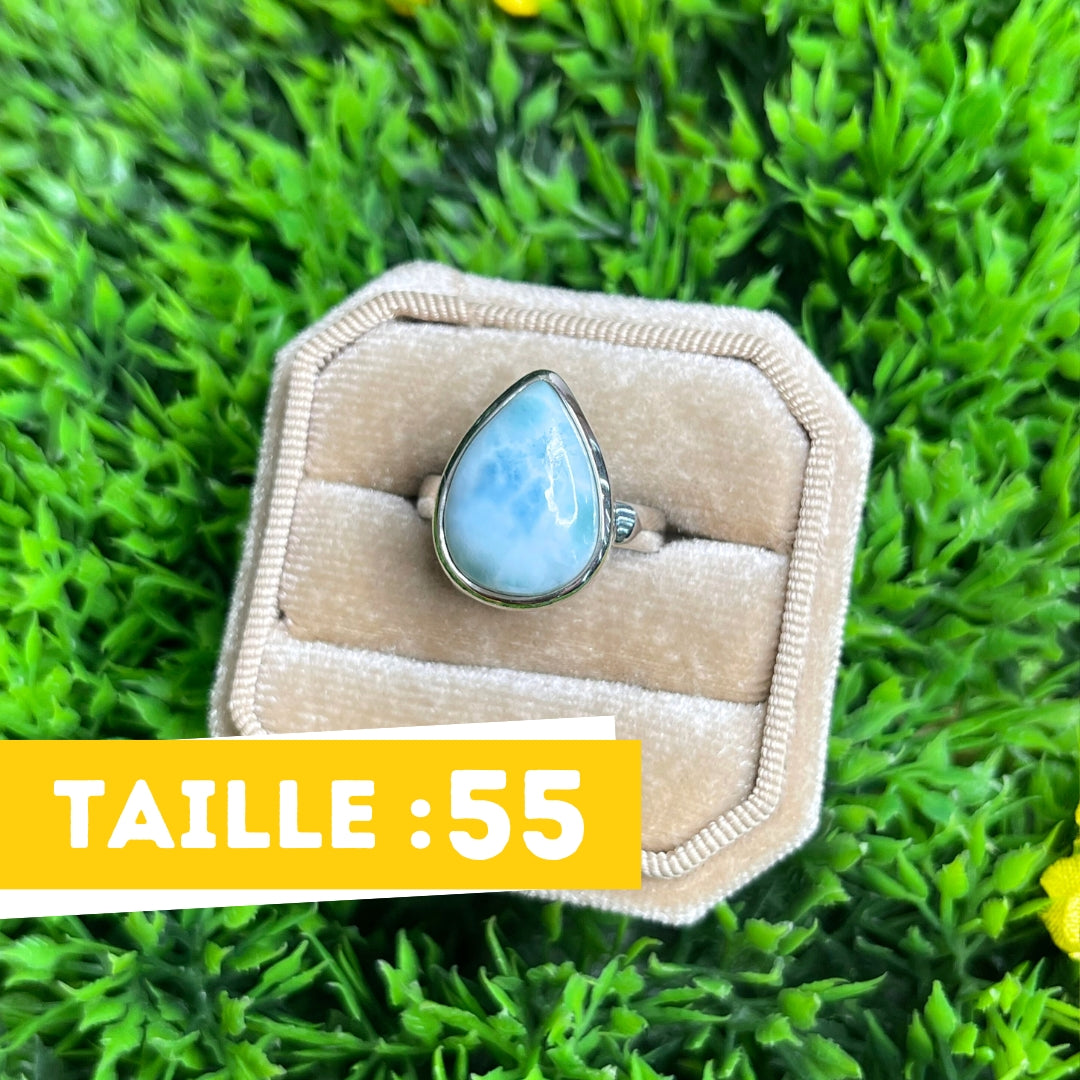 Bague Argent 925 Larimar #132