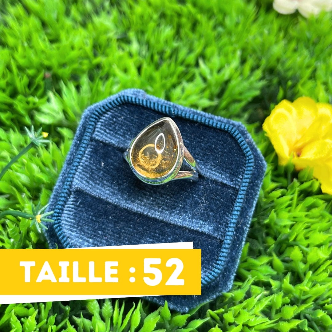 Bague Argent Citrine #2