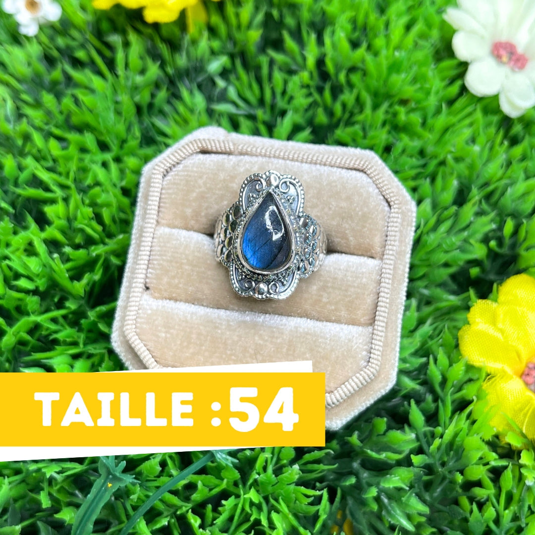 Bague Labradorite Bluefire Argent 925 #14