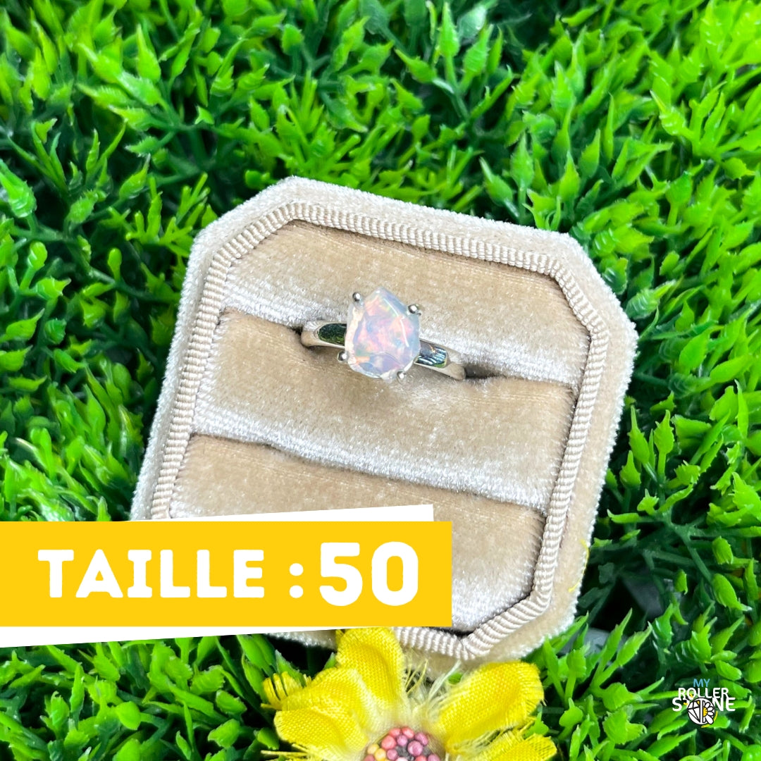 Bague Argent Opale d'Ethiopie #263