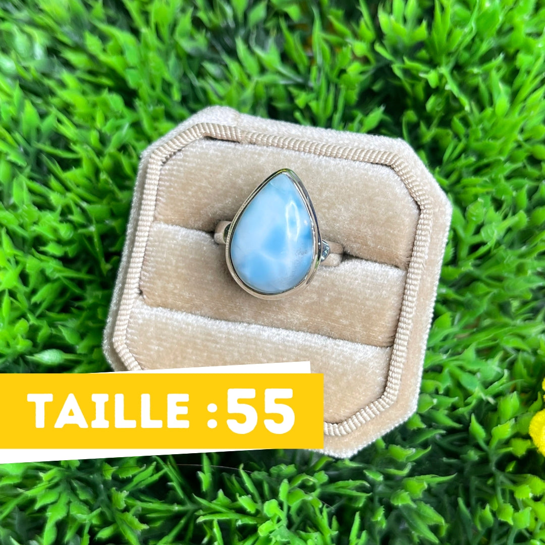 Bague Argent 925 Larimar #144