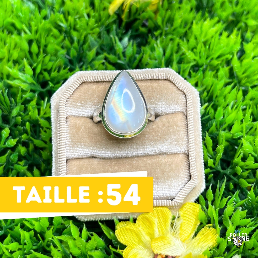 Bague Argent 925 Pierre de Lune #213