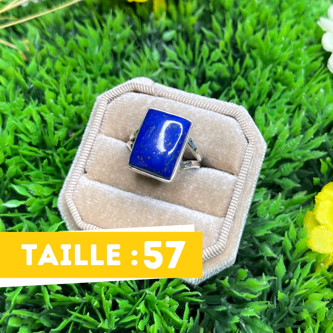 Bague Argent Lapis Lazuli #56