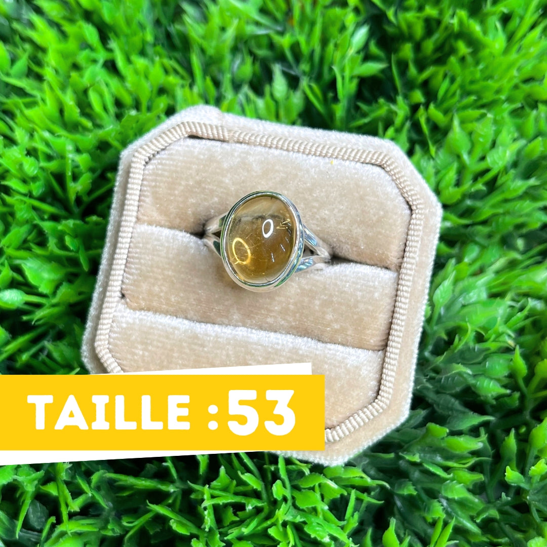 Bague Argent Citrine #45