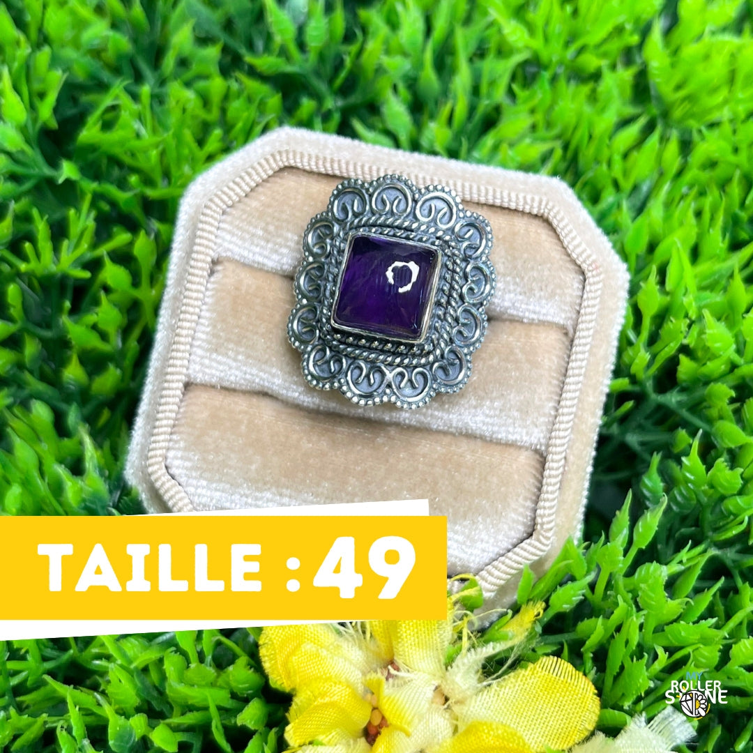 Bague Argent 925 Améthyste #151