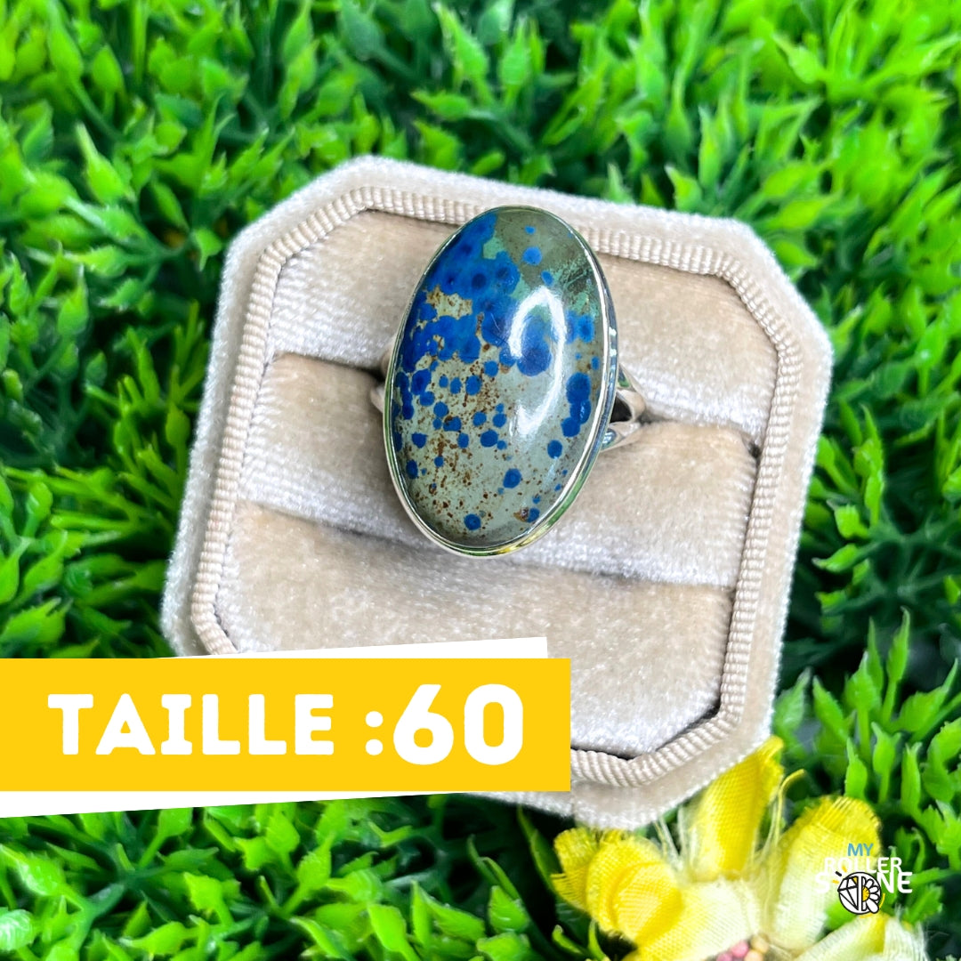 Bague Argent 925 Azurite #6