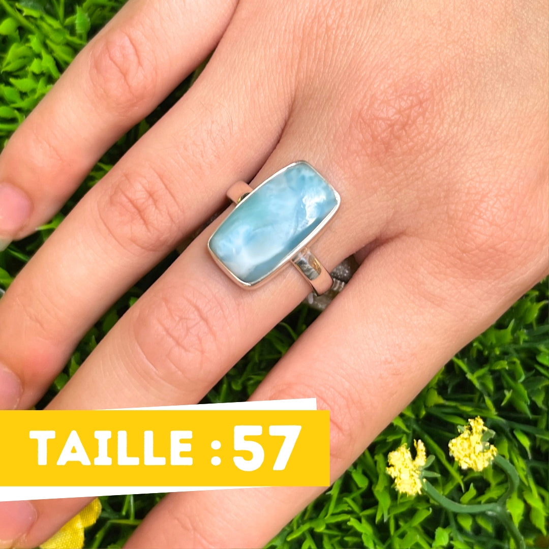 Bague Argent Larimar #94