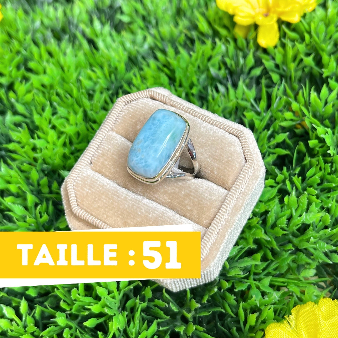 Bague Argent 925 Larimar #142