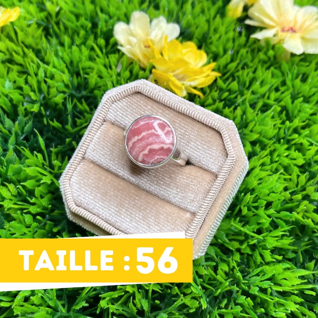 Bague Argent Rhodochrosite #36