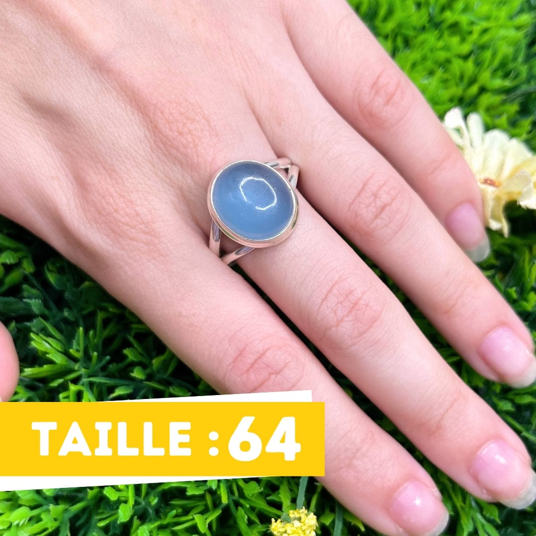 Bague Argent Aigue Marine #41