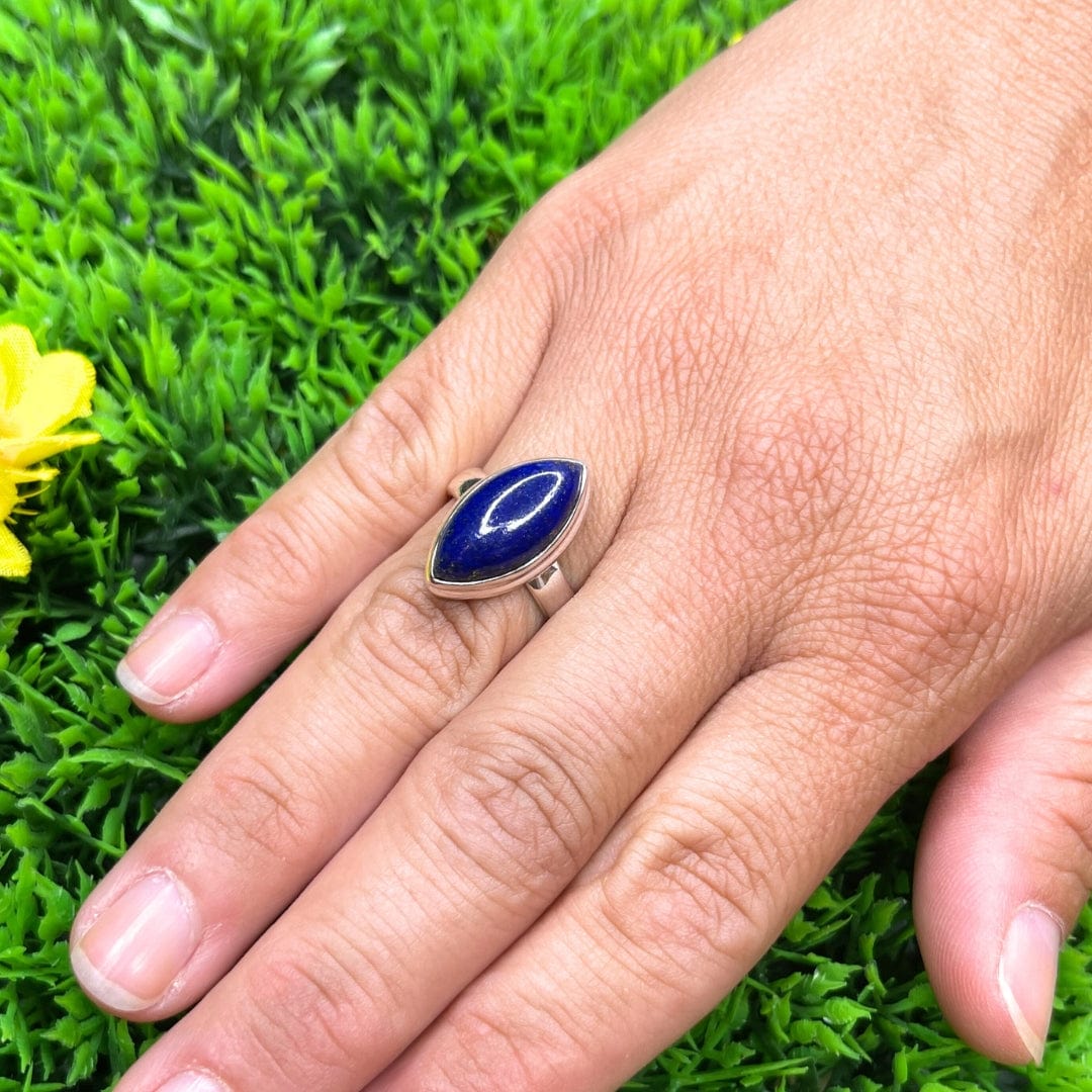 Bague Argent Lapis Lazuli #6