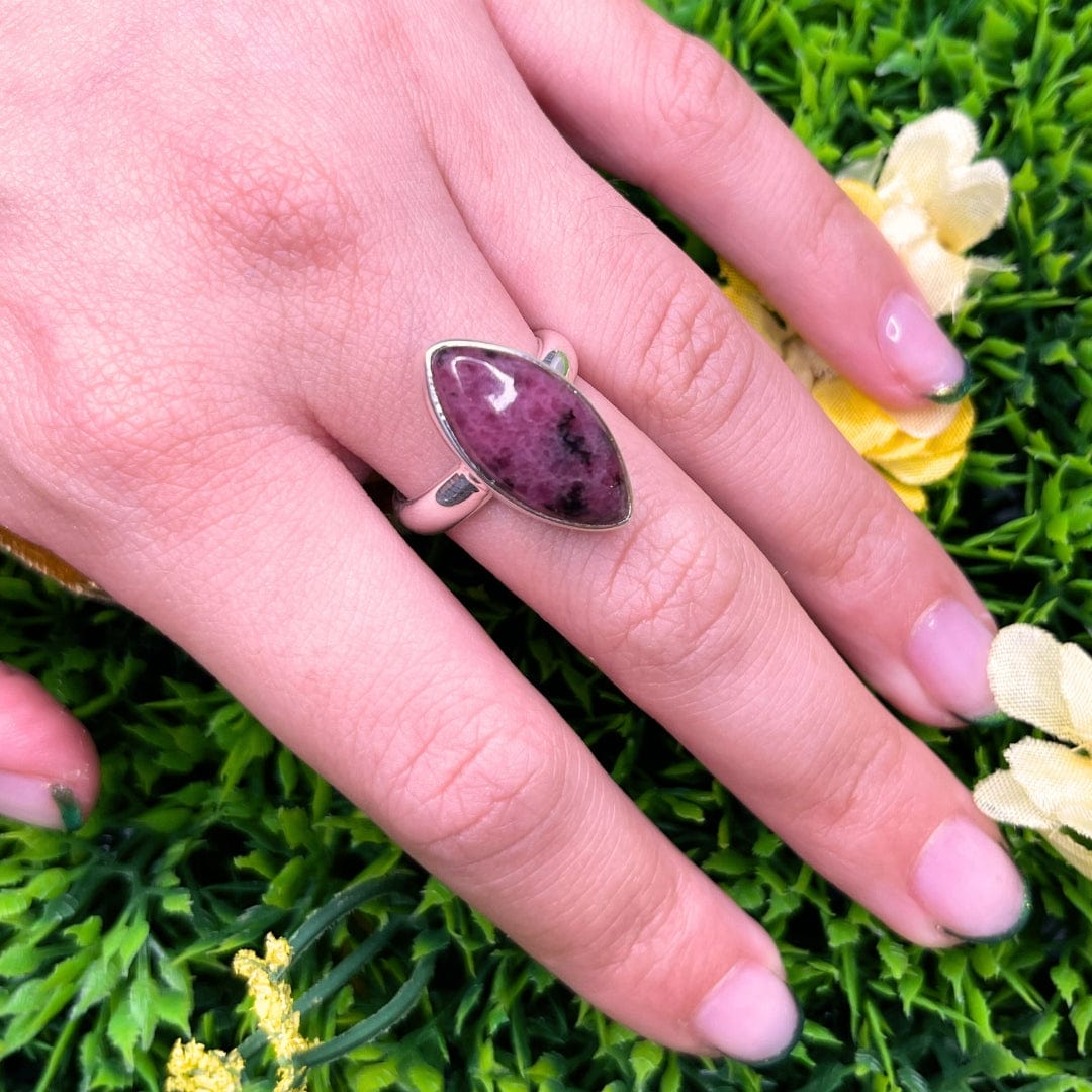 Bague Argent Rhodonite Australienne #3