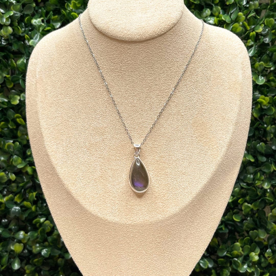 Pendentif Labradorite Purple Fire #1