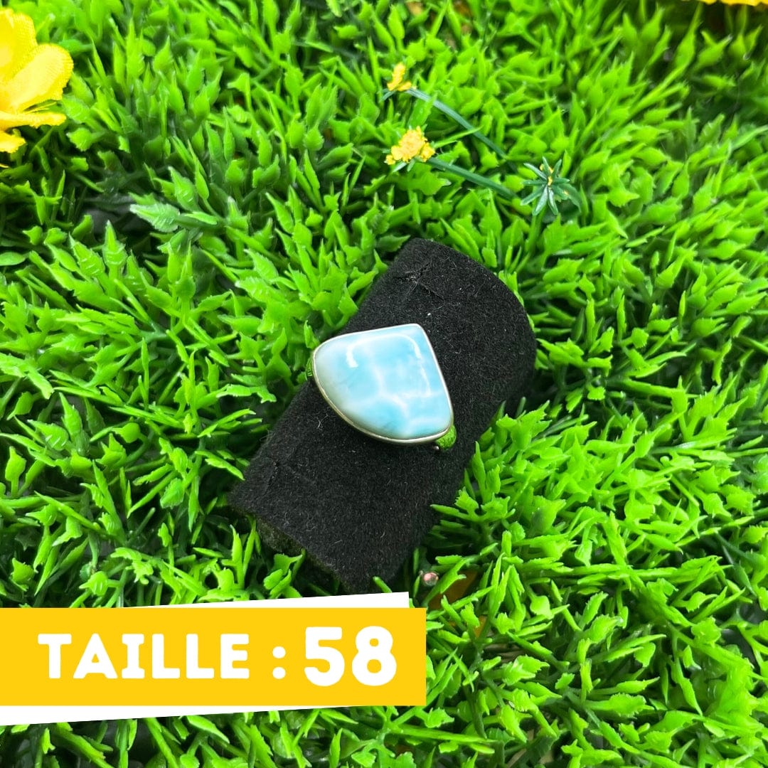 Bague Argent Larimar #5