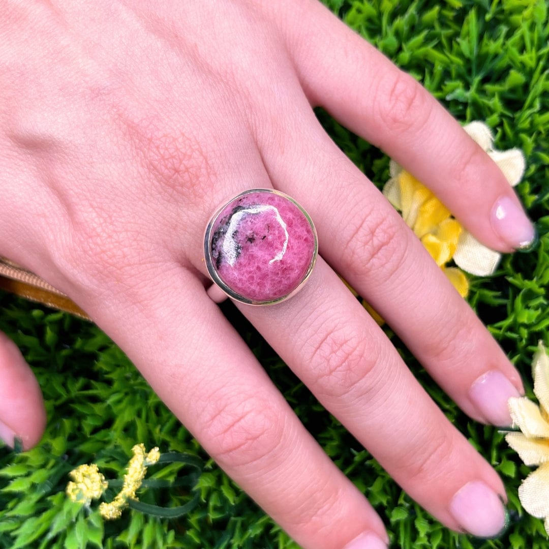 Bague Argent Rhodonite Australienne #23