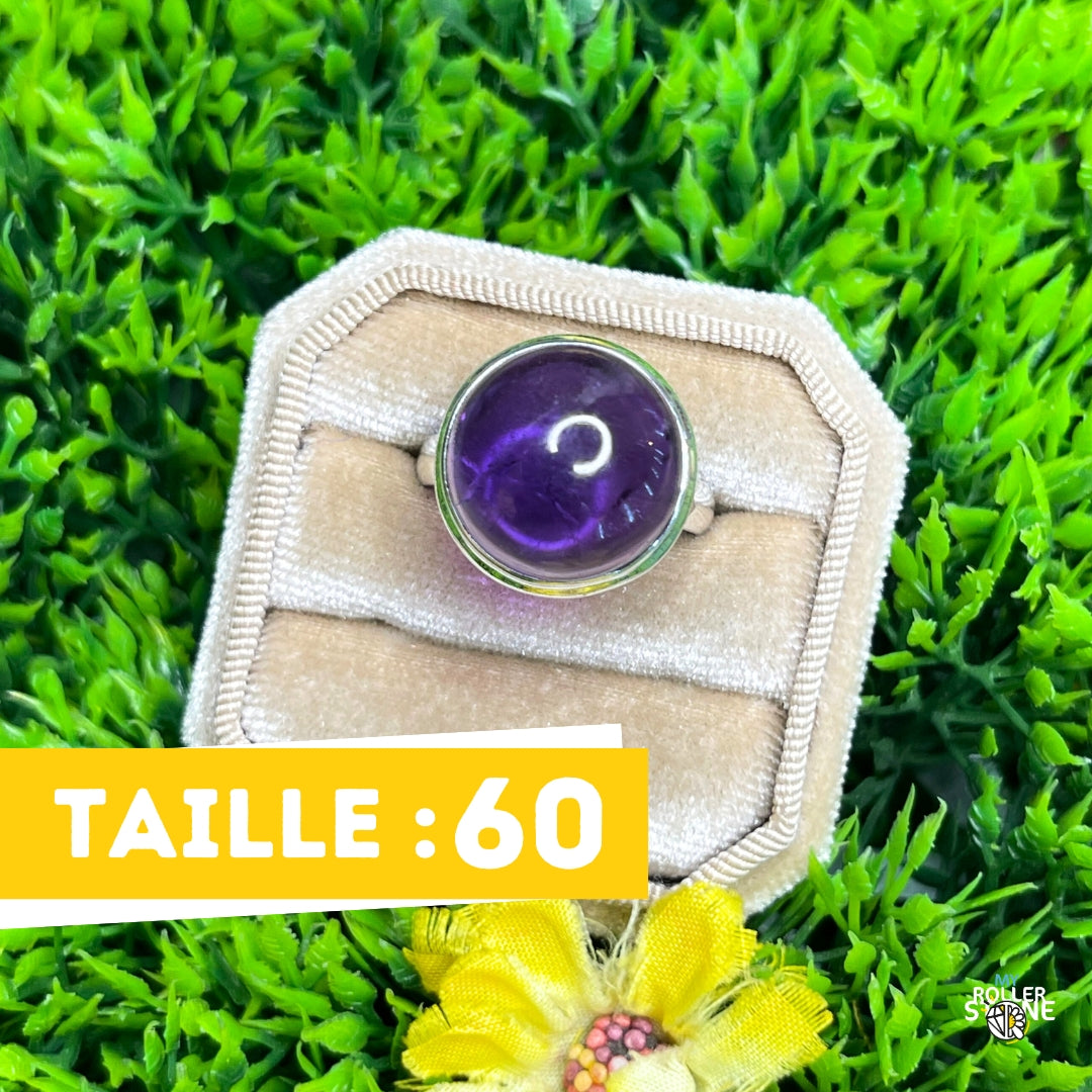 Bague Argent 925 Améthyste #89